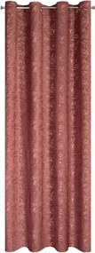 Függöny 140x250 rózsaszín sötét puha velúr