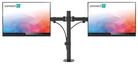 CONNECT IT CMF-3203-BK - Univerzális tartó 2 monitorhoz 13-32” fekete