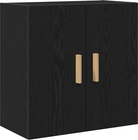 vidaXL Fali Szekrény Fekete tölgy 60 x 30 x 60 cm Faanyag