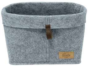 Felt szürke textil rendszerező, 30 x 18 cm - Wenko