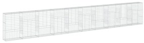 horganyzott vas gabion kosár fedéllel 1000 x 50 x 150 cm