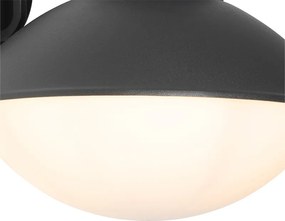 Modern kültéri fali lámpa fekete IP44 - Marcel