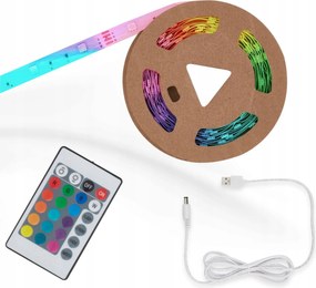 Led szalag Briloner Rgb, 400 cm, Usb, fényerőszabályozható, távirányítóval, 6W