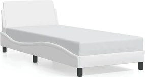 vidaXL fehér műbőr ágykeret Dover 80 x 200 cm