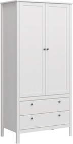 Szekrény 2D2S, fehér, OLJE
