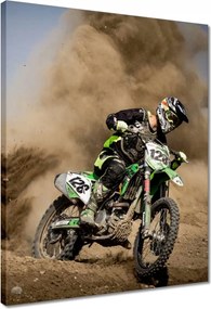 Vászonkép 40x50 MotoCross Motorkerékpár Motor