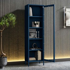 LUIGI vitrin, 500 x 1800 x 350 mm, Modern: gránátszín