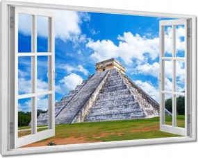 Vászonkép 90x60 Kukulkán piramis Mexikó