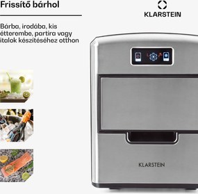 Klarstein Metropolitan, jégkocka készítő, 12 kg /24 h, digitális kijelző