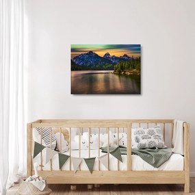 Üveg kép - Grand Teton Nemzeti Park (70x50 cm)
