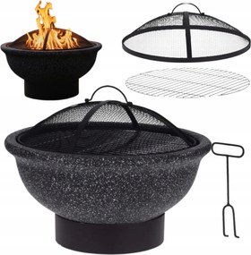 Kerti Tűzrakóhely Kerti Kandalló Grillrács