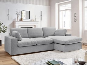 Világosszürke sarokkanapé Belair – Bobochic Paris