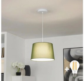 Brilagi - LED csillár kábelen CERIA 1xE27/40W/230V átmérő 30 cm zöld
