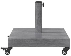 Kültéri Napernyő Tartók Sötét fa 45 x 45 x 32 cm Acél, Beton