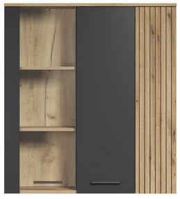 Függesztett vitrin Esferas (grafit + evoke tölgy) . 1116831