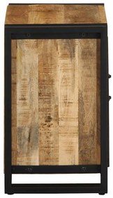 Éjjeli szekrények 2 db tömör nyersfa mangó