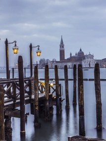 Poszter 30x40cm Vízpart a velencei lagúnánál, Assaf Frank