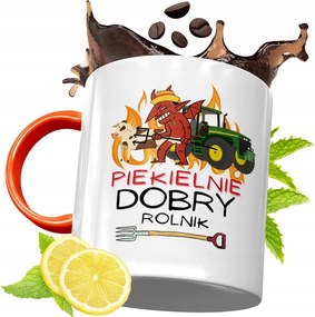 Narancssárga Bögre Gazdáknak Ajándék fényképes nyomtatással