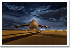 Plakátok keretben 60x40 Nagy repülőgép repülőtér