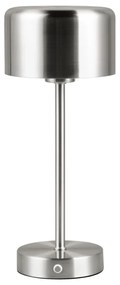 Ezüstszínű LED dimmelhető asztali lámpa (magasság 30 cm) Jeff – Reality