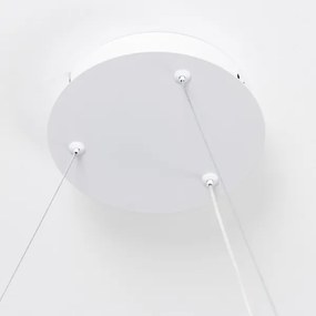 Brilagi - Dimmelhető LED kábeles csillár FALCON SLIM LED/42W/230V átm. 50 cm fehér + távirányító