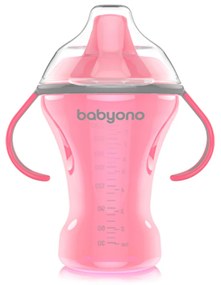 babyono csöpögésmentes pohár kemény itatófejjel - rózsaszín