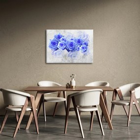 Kép - Kék rózsa (70x50 cm)