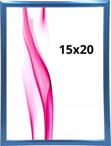 Képkeret 15x20 metál kék univerzális