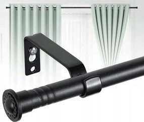 FĂŒggönykarnis teleszkĂłpos acĂ©l matt fekete 76-224cm