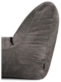 Kék kordbársony babzsákfotel Lounge – SLOWDOWN