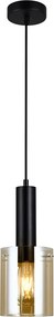 Italux glamour modern függeszték sardo borostyán fekete itxpnd-5581-1-bk+amb