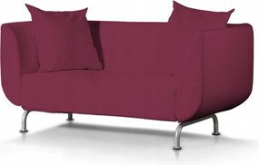 Dekoria Strömstad 2 személyes kanapé huzat Ikea rózsaszín