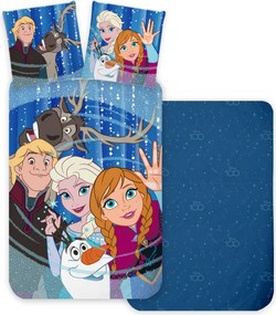 Disney Jégvarázs Friends ágyneműhuzat 140×200cm, 70×90 cm
