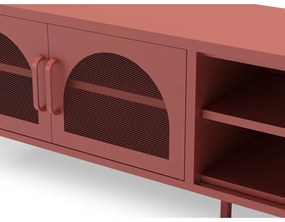 Téglavörös TV-állvány 160x50 cm Diora – Marckeric
