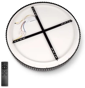 Brilagi - Dimmelhető LED mennyezeti lámpatest FALCON MODERN LED/54W/230V 60 cm, fekete + távirányító