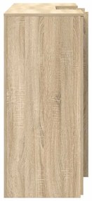 recepciós pult sonoma tölgy 155x50x103,5 cm szerelt fa