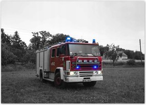 Poszterek 70x50 Tűzoltóautó