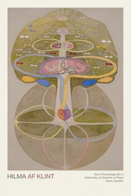 Festmény reprodukció Tree of Knowledge Series (No.1 out of 8) - Hilma af Klint, (26.7 x 40 cm)