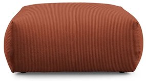 Téglavörös kordbársony lábtartó Voltaire – Bobochic Paris