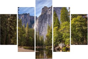 Kép - A Yosemite szikla alatt (150x105 cm)