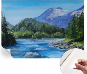 Öntapadós Dekoratív Fotótapéta Hálószobába Hegyi táj 208x146 cm