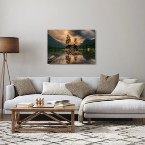 Gyönyörű tájkép (üvegen) (70x50 cm)