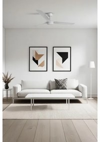 FARO 33814WT - Mennyezeti ventilátor PUNT M fehér átm. 132 cm WT + távirányítás