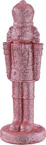 X-MAS ditótörő 32 cm, csillámló rózsaszín