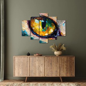 Kép - Macskaszem festmény (150x105 cm)