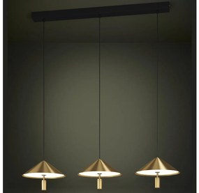 Eglo 390272 - LED Dimmelhető csillár zsinóron PARAGUAY 3xLED/12W/230V 3000K arany