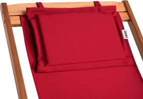 SIENA kerti nyugágy, 94x60x94cm, piros Casaria