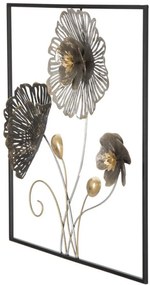 Vas panel négyzet 50x5,5x50cm