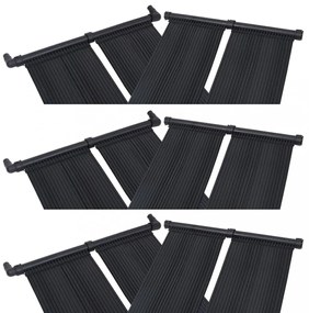 6 db napelemes medencefűtő panel 80 x 310 cm