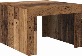 vidaXL Dohányzóasztal Öreg fa 50 x 50 x 35 cm Faanyag